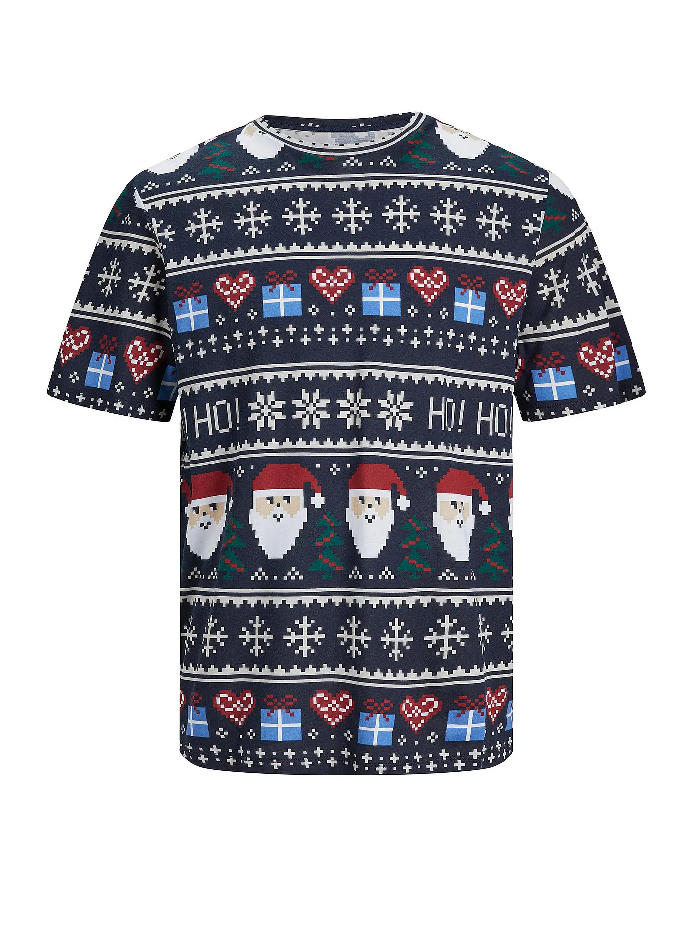 JACK & JONES | T-Shirt JORXMAS | dunkelblau